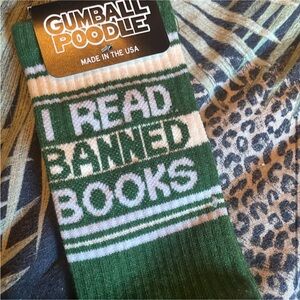 I read banned Books cotton socks